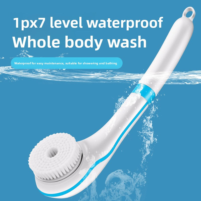 Waterproof Electric Shower Brush with Long Handle