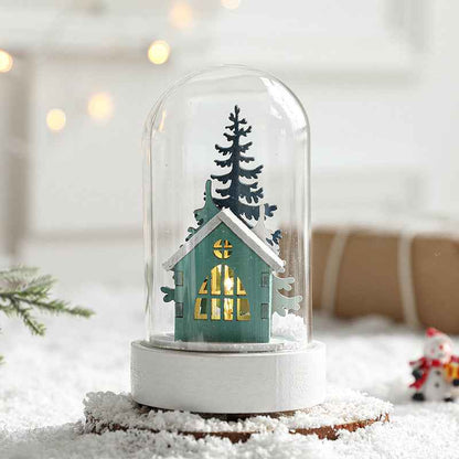 Glass Christmas Ornament Night Light