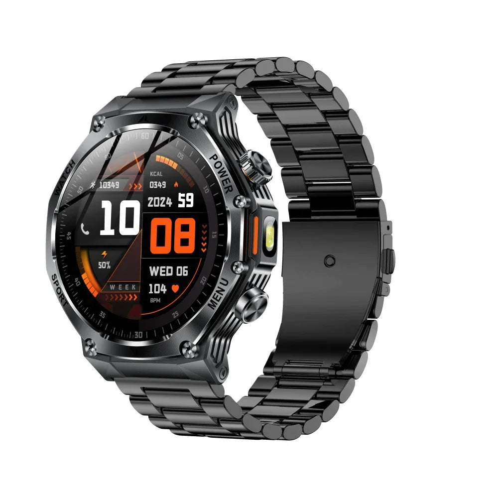 Bluetooth Smart Watch with Fitness Tracking, 1.8” HD Display, Dual Straps, Heart Rate Monitoring, Waterproof, Bluetooth Calling, Up to 7 Days Battery - ZeeTec Store