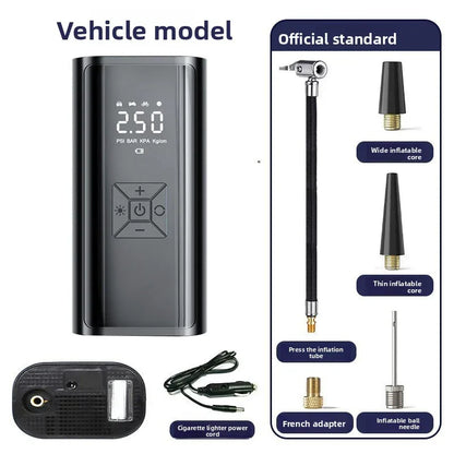 Car-Mounted Air Pump for Effortless Tire Inflation - ZeeTec Store