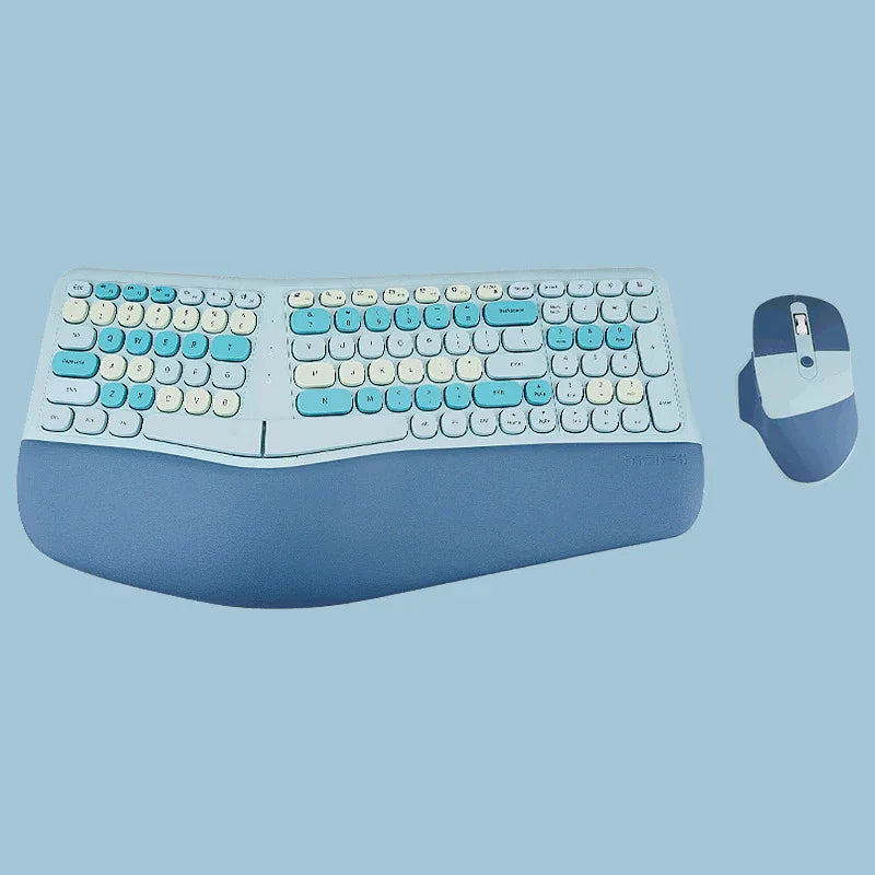 mofii Ergonomic Wireless Keyboard Mouse Set for Comfort and Productivity - ZeeTec Store