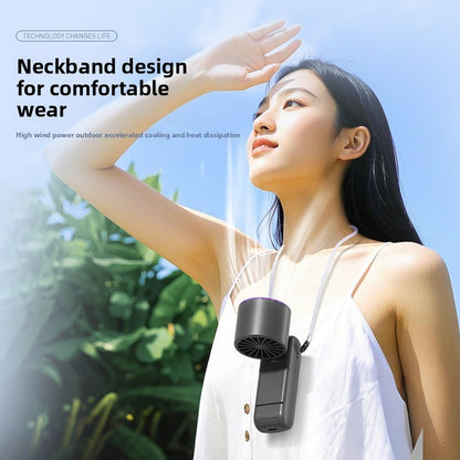 Handheld Semiconductor ice Cooling Fan with Digital Display - ZeeTec Store