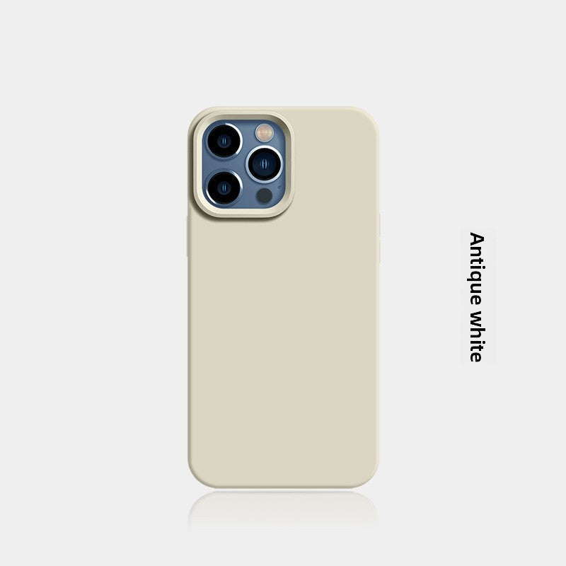 New Liquid Silicone Solid-Color Phone Case Shockproof