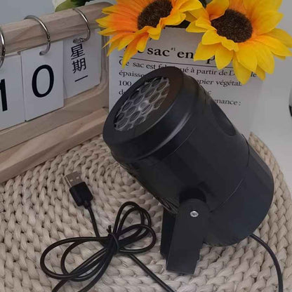 Christmas projection lamp Atmosperic Lighting Rotating Laser Effect 16 Patterns