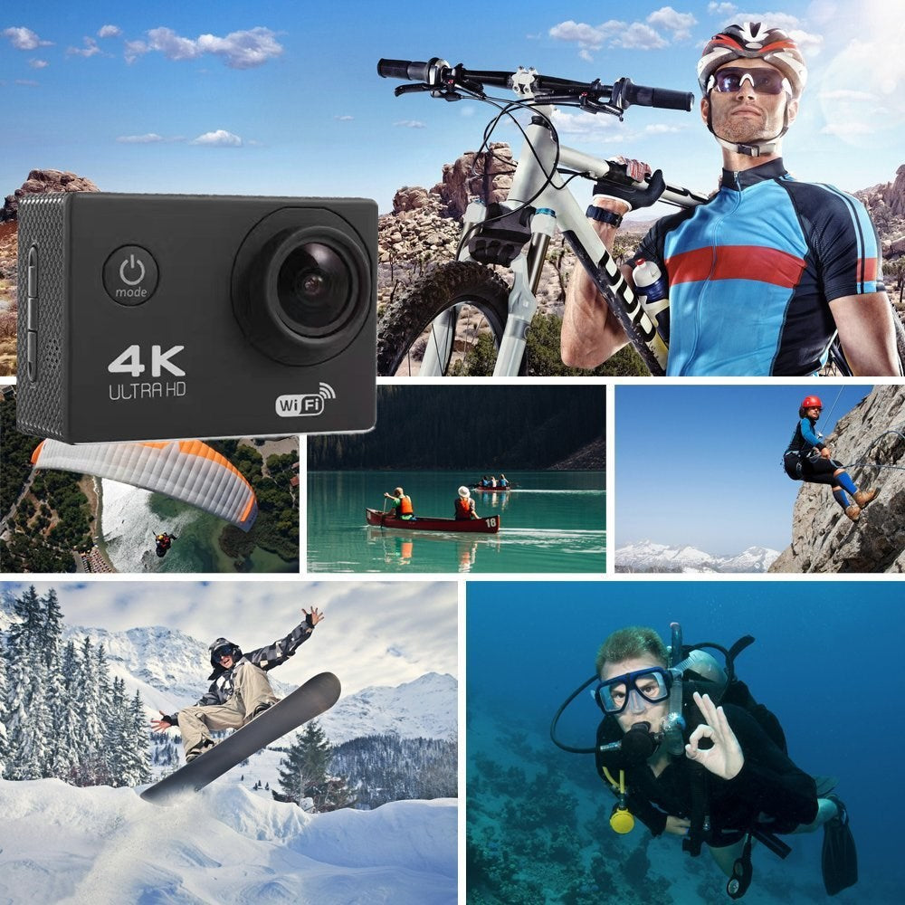 Sports Camera Digital Display 1080 Waterproof