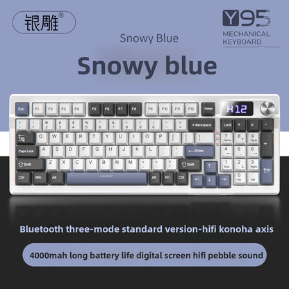 Mechanical Keyboard Triple-mode 98-Key Layout for Ultimate Typing Experience