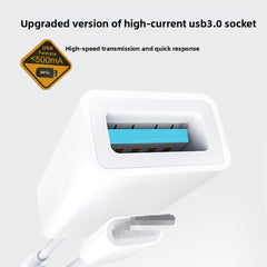 USB 3.0 OTG Adapter for Apple Devices with Charging and Data Transfer