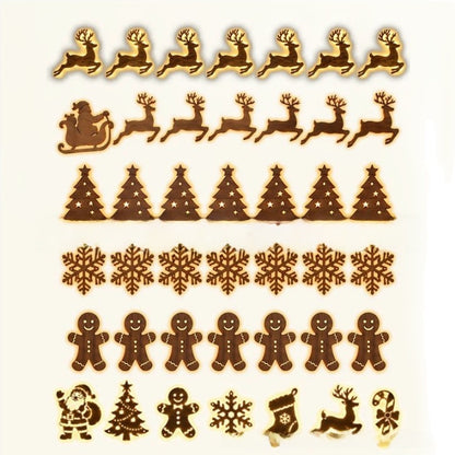 Christmas Glow Wall Silhouette Lights Festive 7 pieces