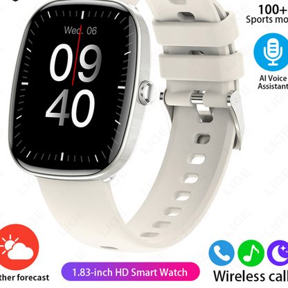 Lige S5 Bluetooth Smart Watch with Health Monitoring