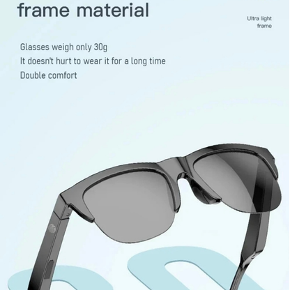 SMART SUNGLASS BLUETOOTH CALL, HIFI SOUND MUSIC, HD UV Protection BLUE LIGHT, WATERPROOF, Active Noise Cancellation, Standby Time Up to 80 hours, Convenient & Stylish