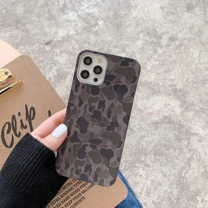 Camouflage Pattern Hard Phone Case for iPhone - ZeeTec Store