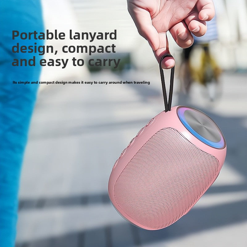 Wireless Bluetooth Speaker with Subwoofer Portable Compact Lightweight