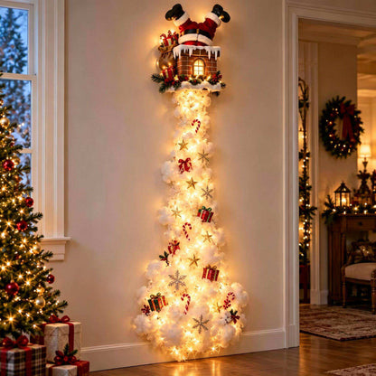Christmas Themed LED Wall Night Light Wall Mount Festive Design