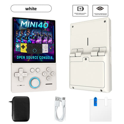 Mini40 Open Source 4 Inch HD Retro Game Console with 4000mAh Battery and Colorful Joystick