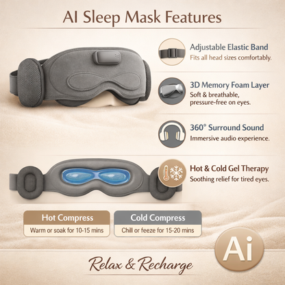 AI-Powered Sleep & Meditation Mask for Smarter, Deeper Sleep