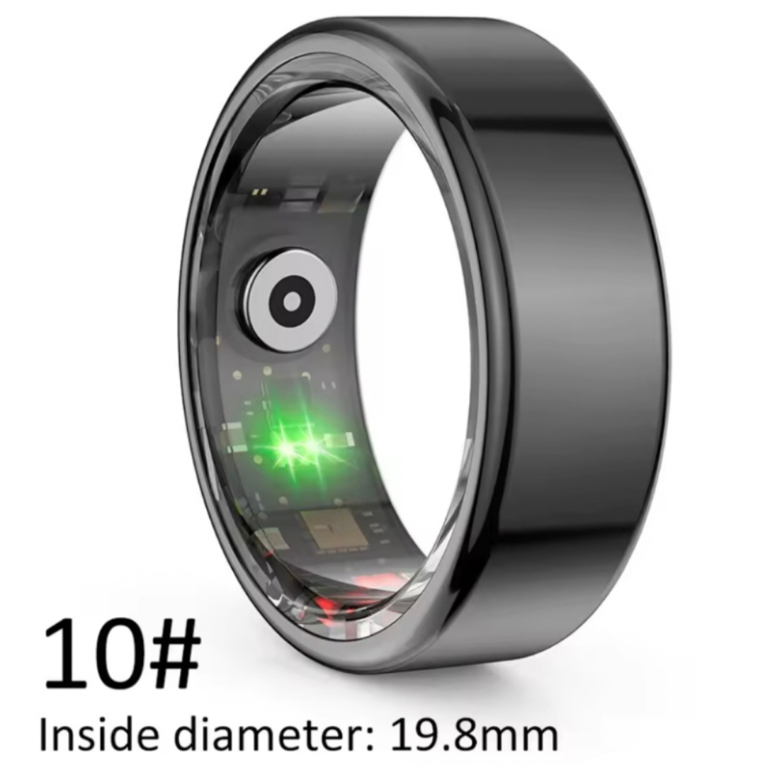 Smart Ring with Multi-Sports Modes – Pedometer, Multi-Sports Modes & Fitness Tracking, Advanced Health Monitoring, App Connectivity, Smart Features – Remote photo control, Long Battery Life – 17mAh up to 15 days standby, IP68 Waterproof