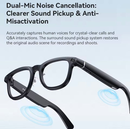 Smart Glasses 8MP Camera with Charging Case
