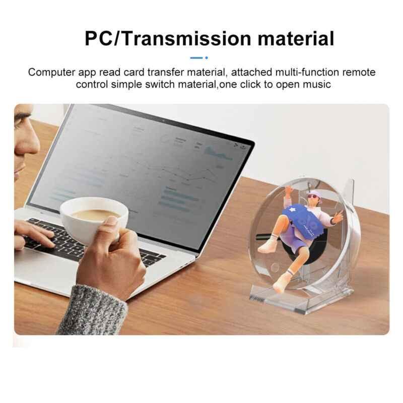 3D HOLOGRAPHIC FAN PROJECTOR, Transparent 8.8 cm Vivid 3D Holographic Display,Audio Playback & USB Powered,Upload/Create/Display 3D image or video,Wide View Angle & Brightness Adjustment,App/Remote/PC Control,Bonus Massive 3D Ready Image Video Library - ZeeTec Store