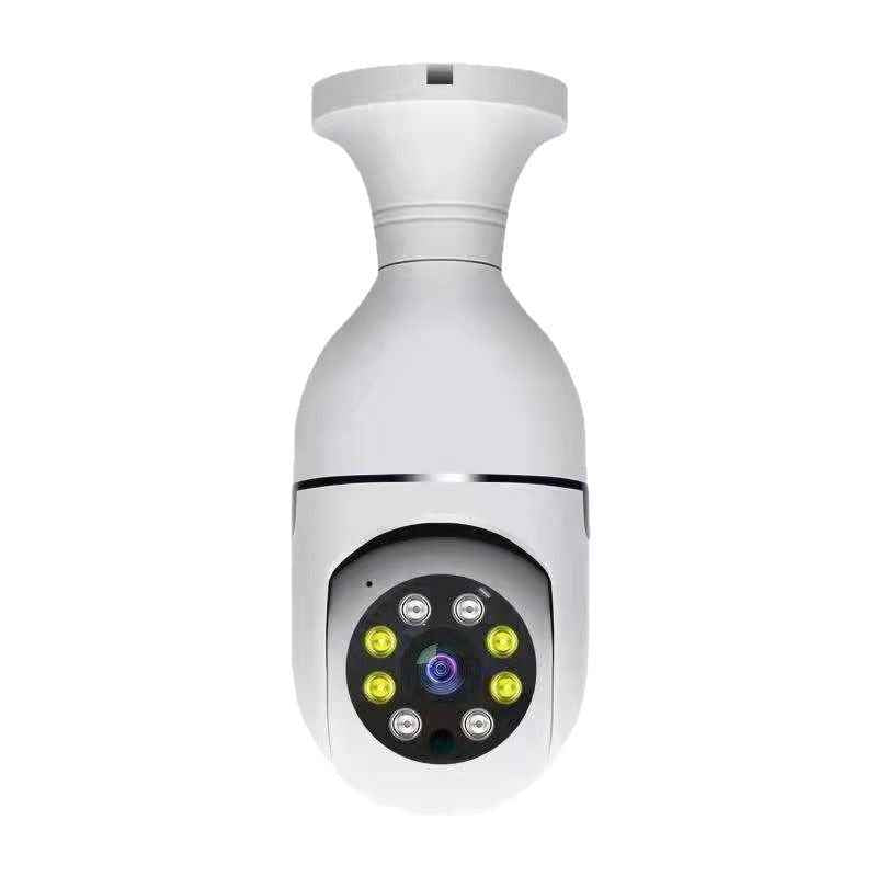 E27 WiFi Light Bulb Security Camera with Night Vision