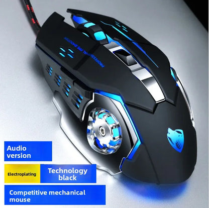 T-Wolf V6 Gaming Mouse - High Precision Wired Gaming Performance - ZeeTec Store
