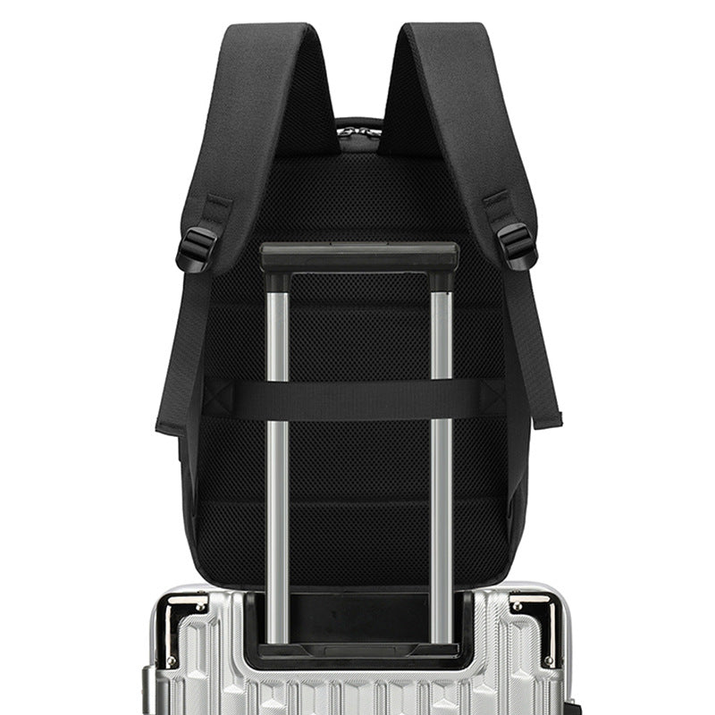 Hard Shell Laptop Backpack with Reflective Strips