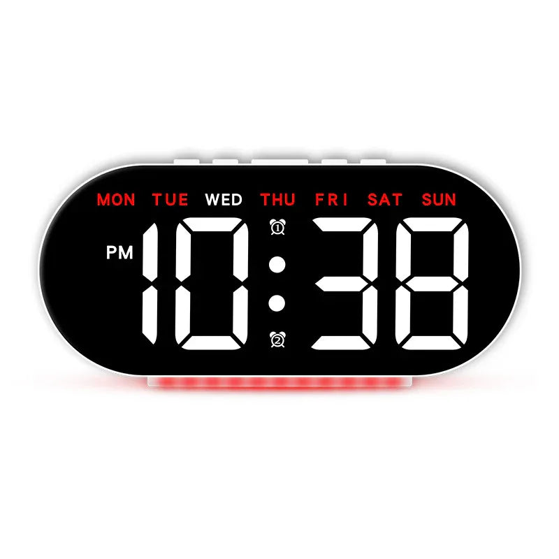 LED Digital Alarm Clock with Date Display - Stylish and Functional Timekeeping - ZeeTec Store