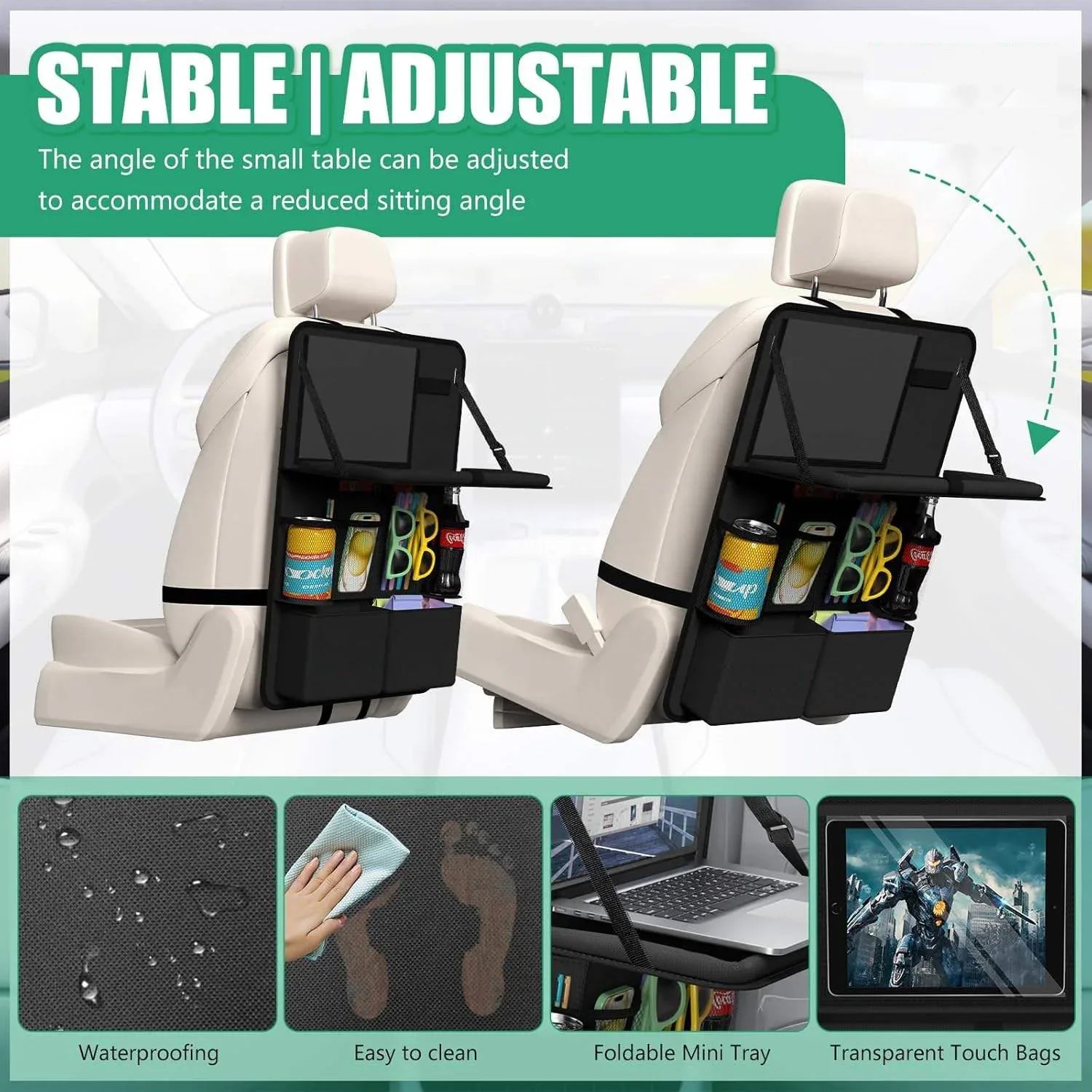 Car seat back storage bag - ZeeTec Store