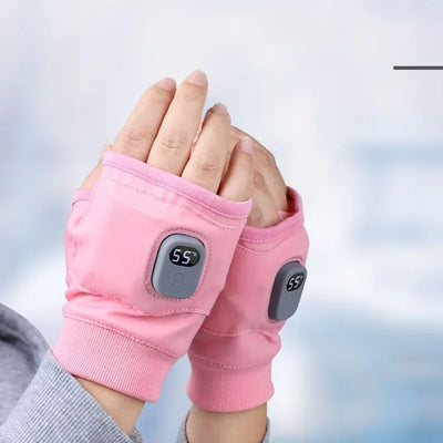Electric Heated Winter Gloves - USB Rechargeable Comfort Warm Gloves for Skiing, Driving, and Hiking in Cold Weather - ZeeTec Store