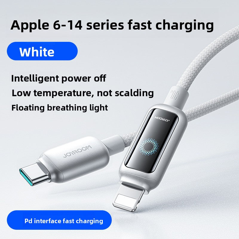 Smart Power-Off Fast Charging Cable with Indicator Light