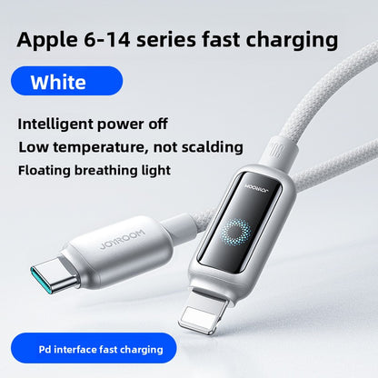 Smart Power-Off Fast Charging Cable with Indicator Light
