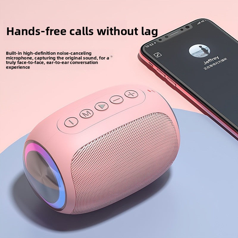 Wireless Bluetooth Speaker with Subwoofer Portable Compact Lightweight