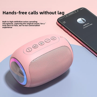 Wireless Bluetooth Speaker with Subwoofer Portable Compact Lightweight