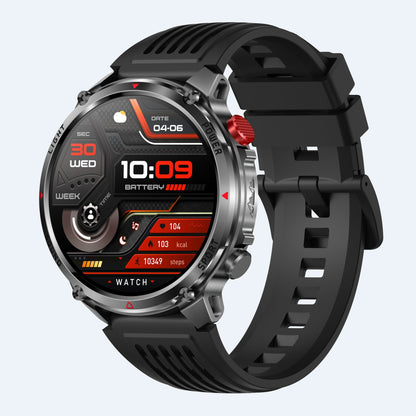 Smart Sports Watch with Health Monitor Bluetooth Call Flash Light Waterproof
