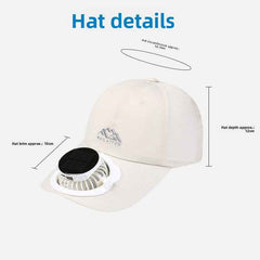Solar Powered Digital Display Cooling Cap
