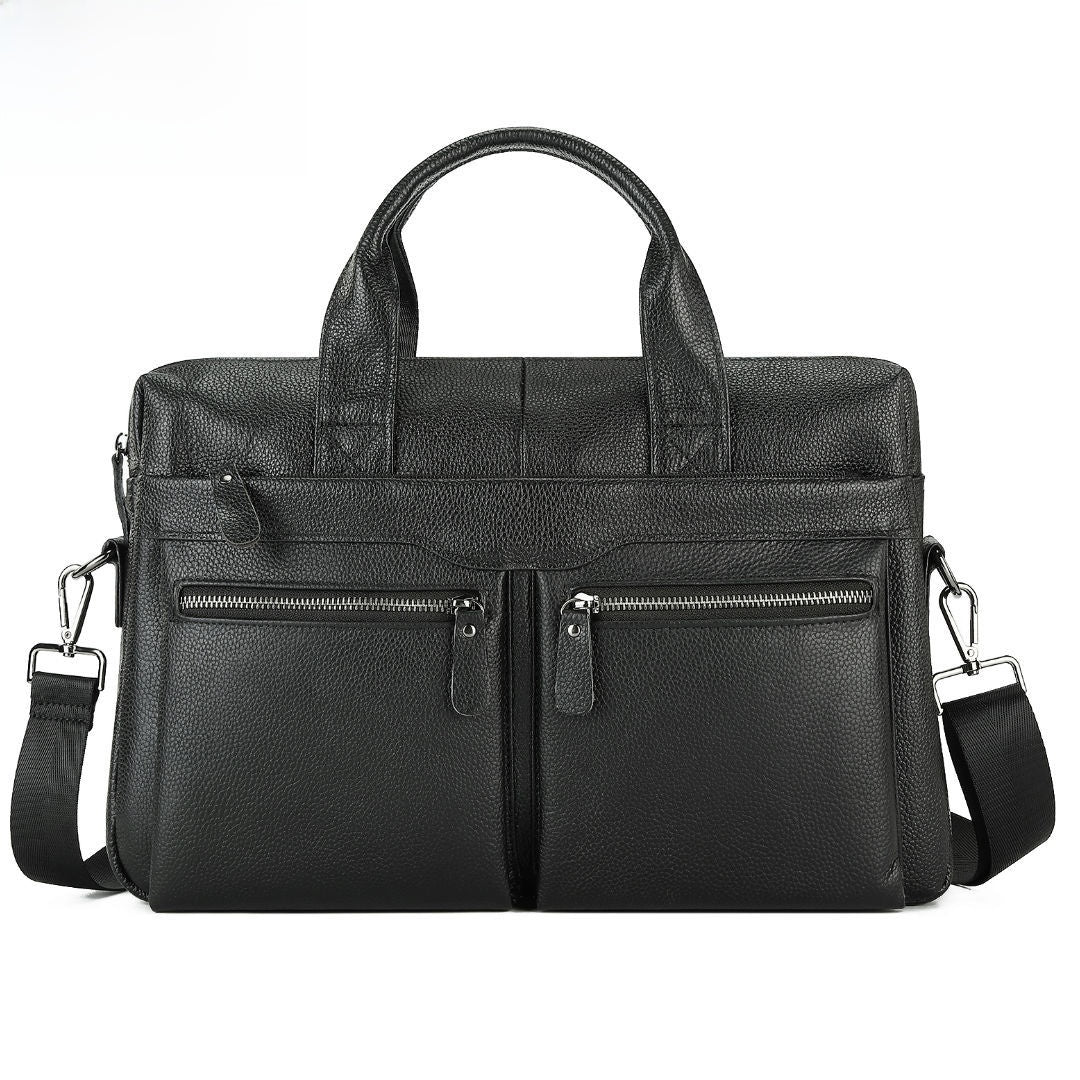 Men's Leather Laptop Briefcase
