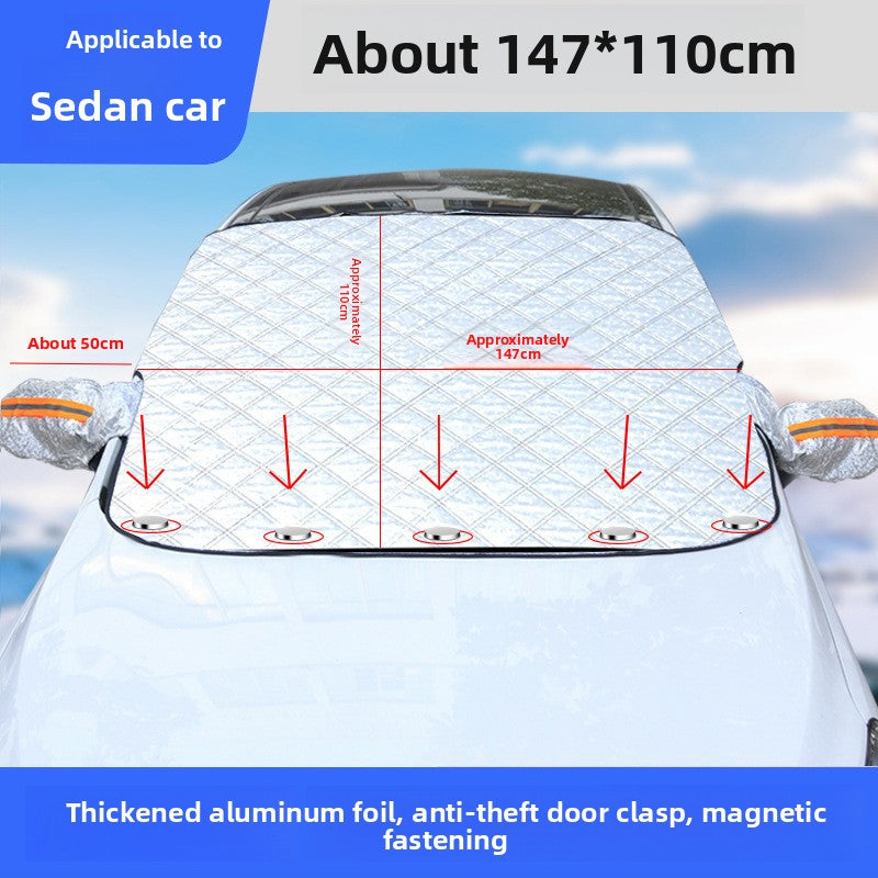 Magnetic Anti-Freeze Car Windshield Snow Cover  Universal Fit