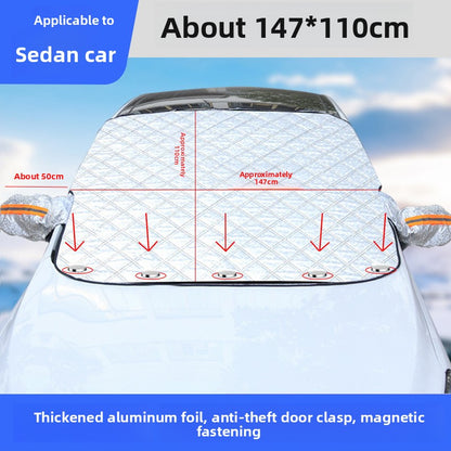 Magnetic Anti-Freeze Car Windshield Snow Cover  Universal Fit