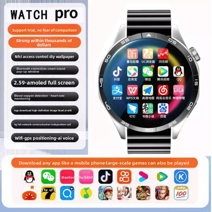 5G Smart Watch SIM card insertion Health Monitoring NFC Function