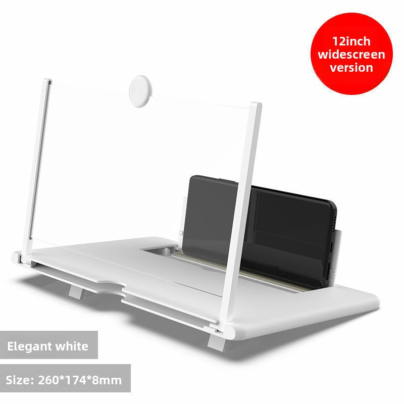 Portable Pull-Out Phone Screen Amplifier with Stand, Portable Design Compact pull-out structure, High-Definition Viewing 3-4x magnification with ultra-clear optical effects, Eye Protection Reduces glare and radiation from screens
