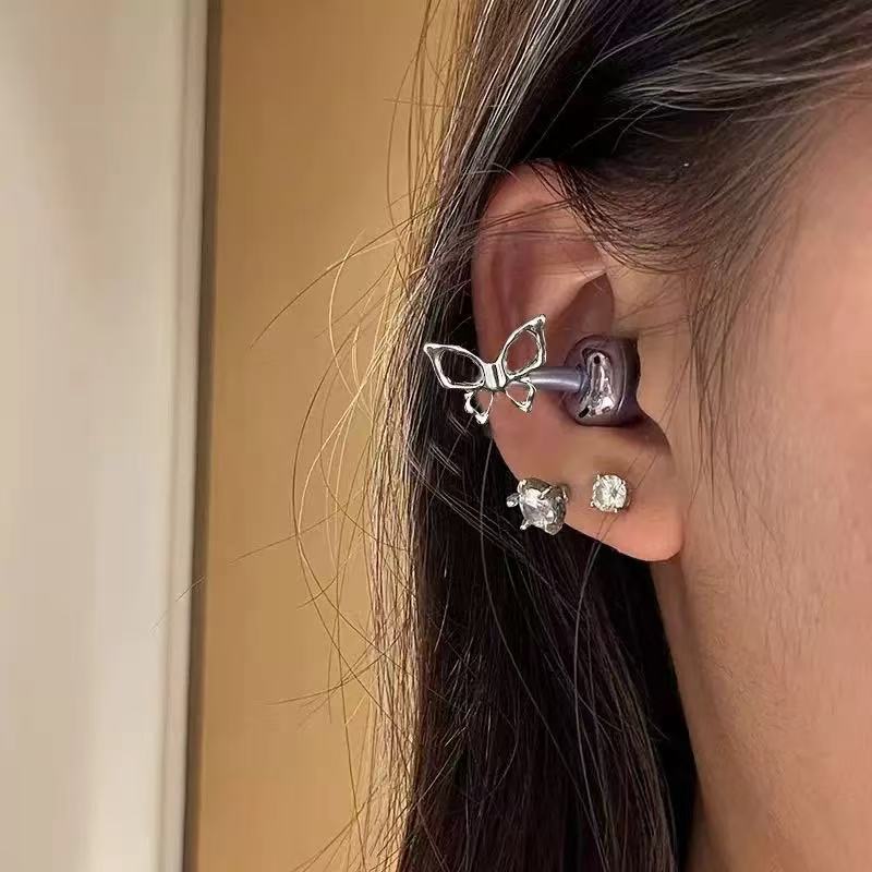 Fashion Diamond Earphone Clip Accessories