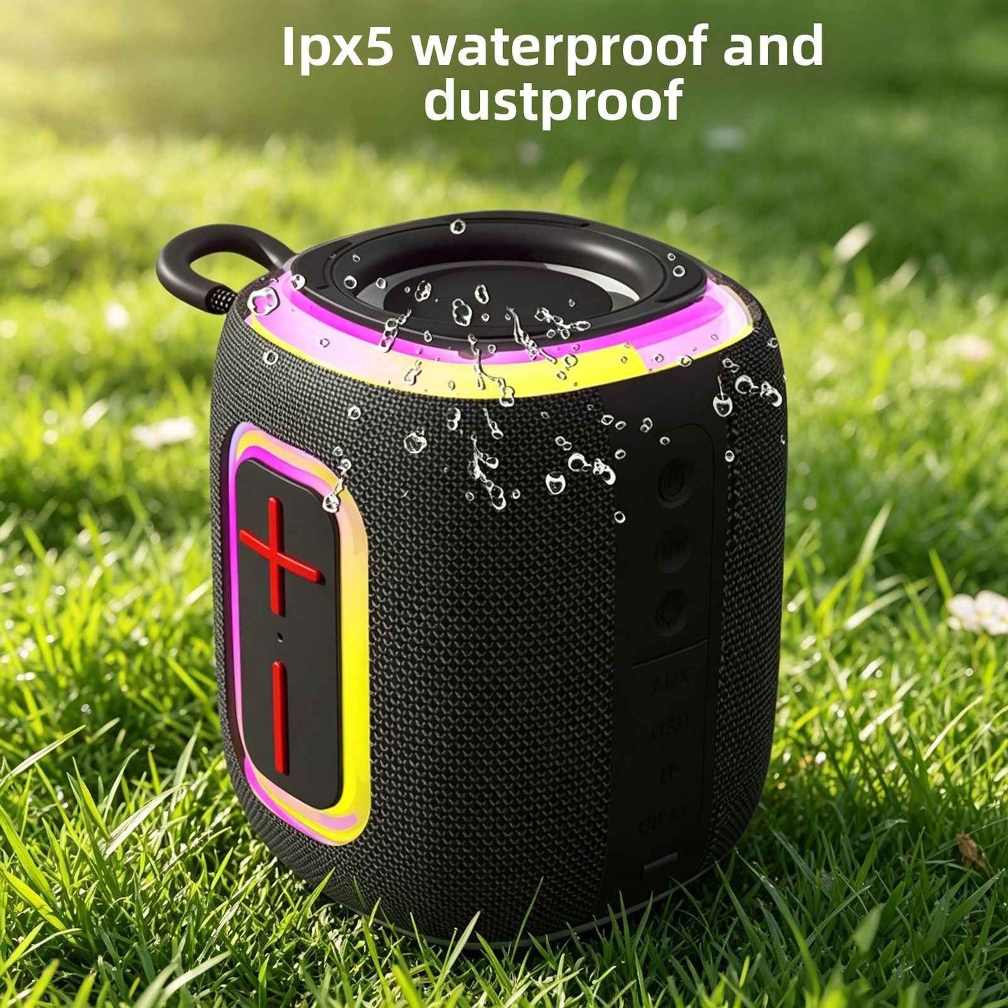 Wireless RGB Bluetooth Speaker with Heavy Bass