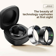 R6 smart ring with charging bin waterproof blood pressure