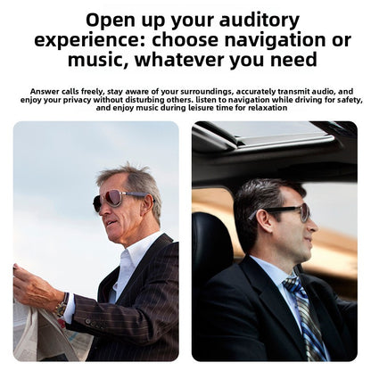 Bluetooth Smart Glasses Audio Music Lightweight UV Protection