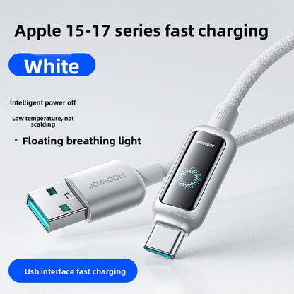 Smart Power-Off Fast Charging Cable with Indicator Light