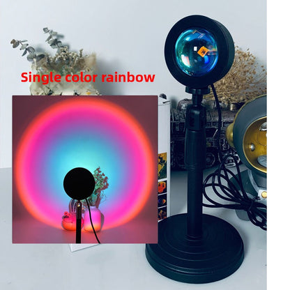 Sunset atmosphere, sunset projection photo light