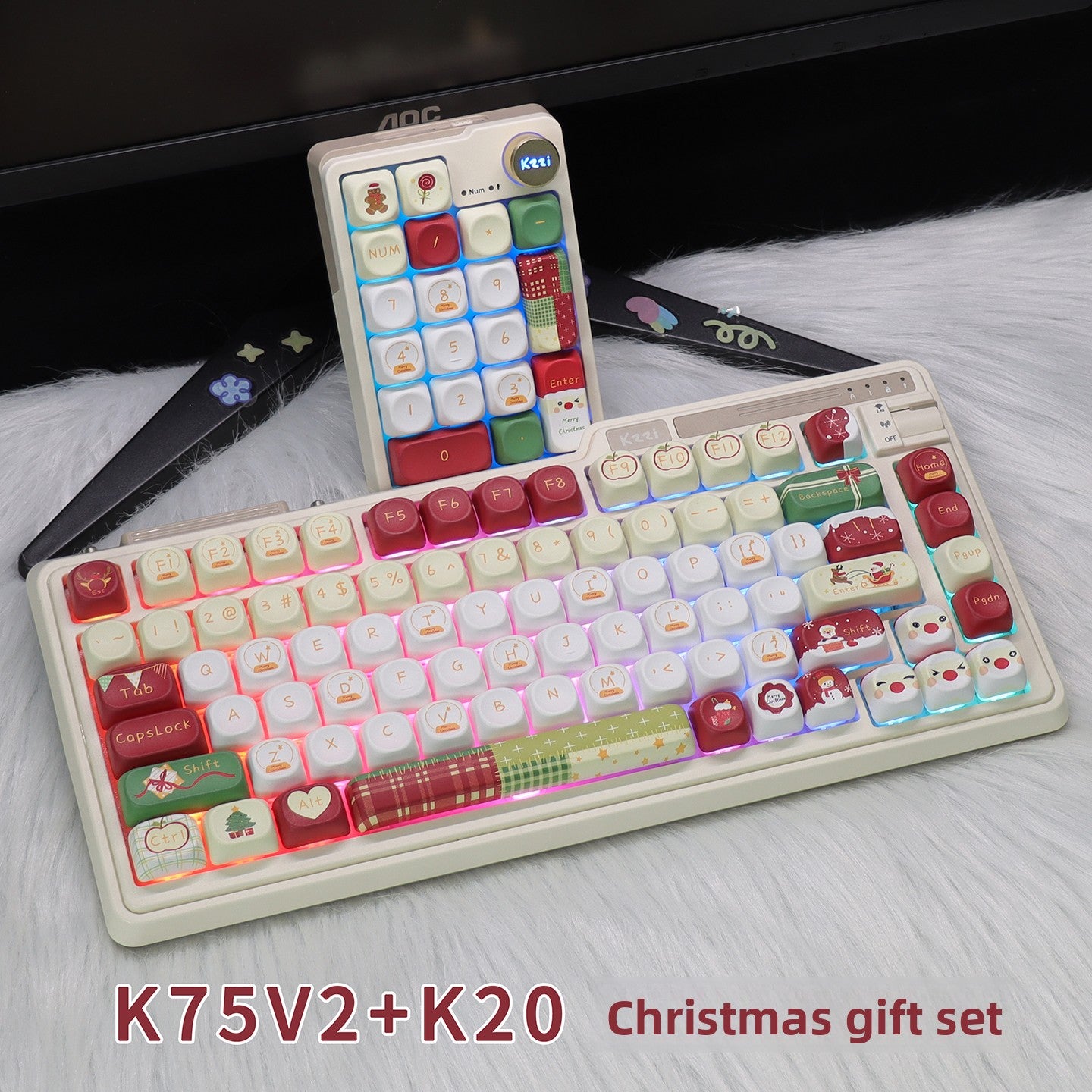 Digital Keypad Mechanical Set Aesthetic Keyboard & numeric pad