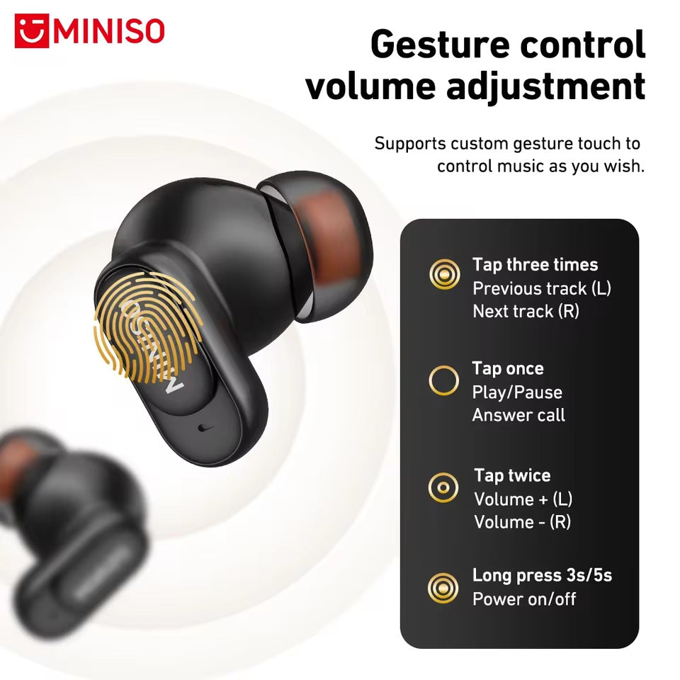 Miniso AI translation Bluetooth headphones