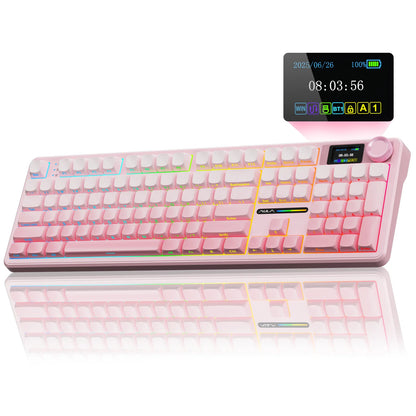 Aula F108 Pro Mechanical Keyboard RGB Backlit Triple Mode Connectivity