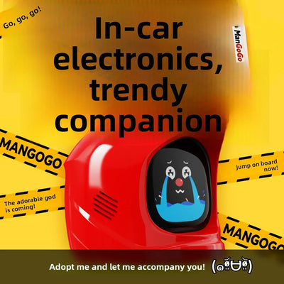 Smart Cartoon Car Accessories with Strong Magnetic Suction and 1.83" IPS Screen - ZeeTec Store