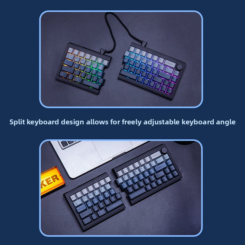 Epomaker Split65 Mechanical Keyboard Split Design Tri Mode